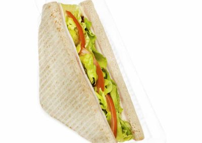 Clamshell sandwich